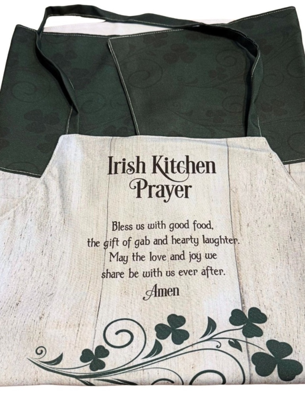 Irish Kitchen Prayer Apron - Unisex